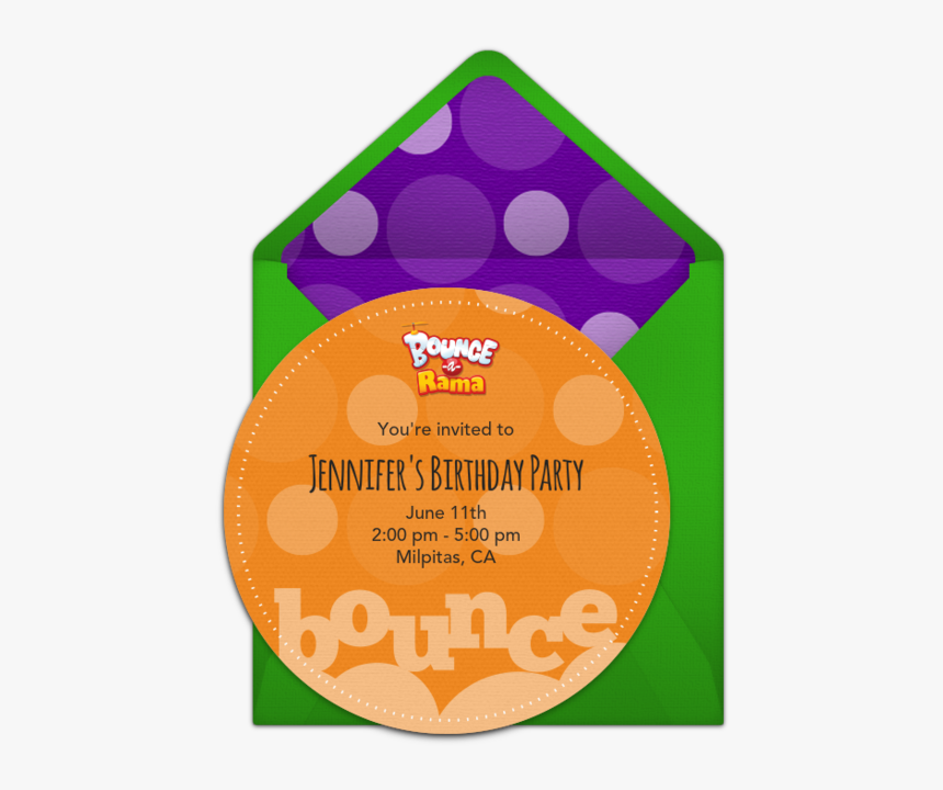 Birthday Party At Bounce A Rama, HD Png Download, Free Download