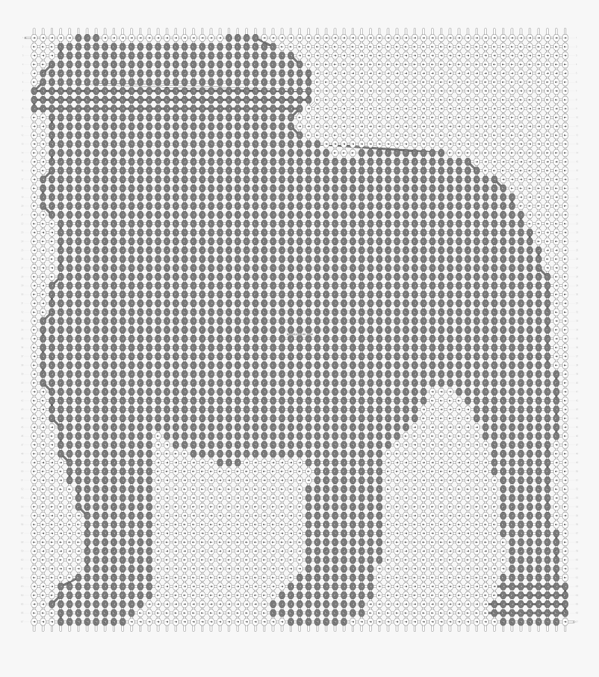 Alpha Pattern - Cross-stitch, HD Png Download, Free Download