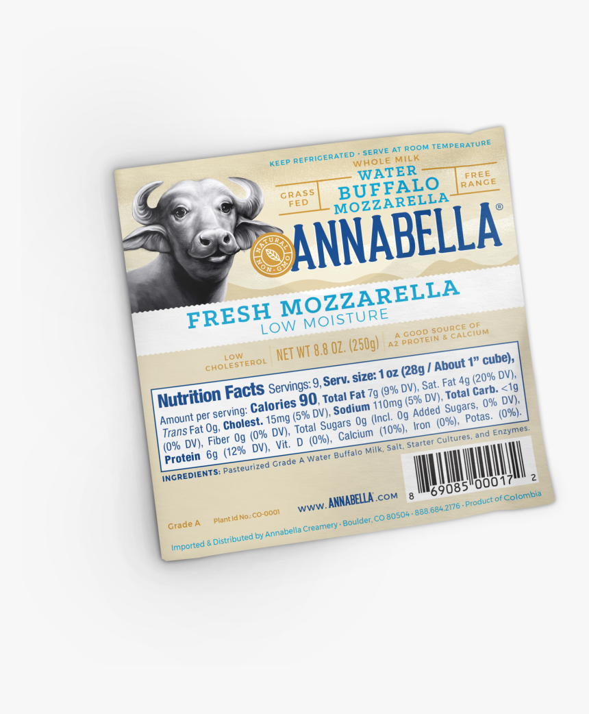 Water Buffalo Mozzarella Rich In High Quality A2 Protein"
 - Weimaraner, HD Png Download, Free Download