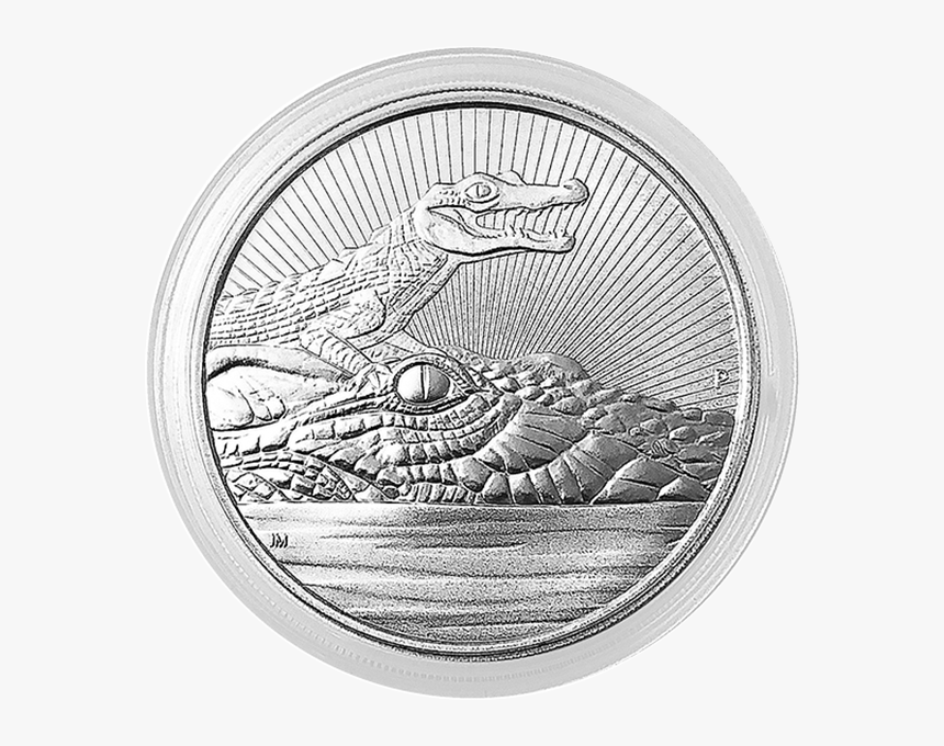 2 Oz Silver Crocodile, HD Png Download, Free Download