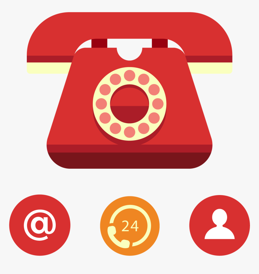 Telephone Clipart Png Image - مشاوره تلفنی, Transparent Png, Free Download