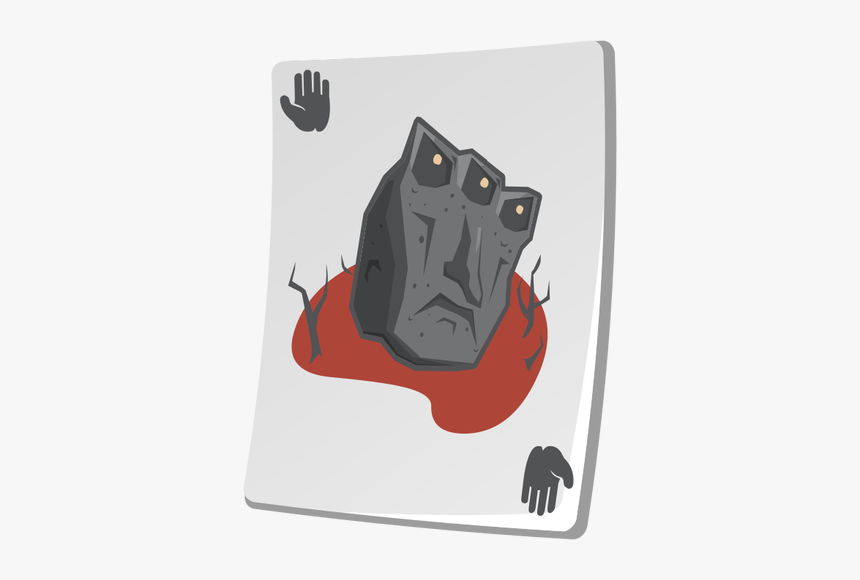 Creature On A Playing Card Vector Illustration - Vector Graphics, HD Png Download, Free Download