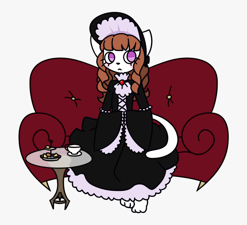 Gothic Lolita - Cartoon, HD Png Download, Free Download