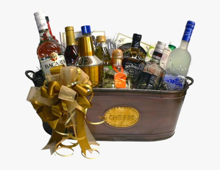 Villages Alzheimers Family Support Walk Gift Baskets - Liquor Gift Basket, HD Png Download, Free Download