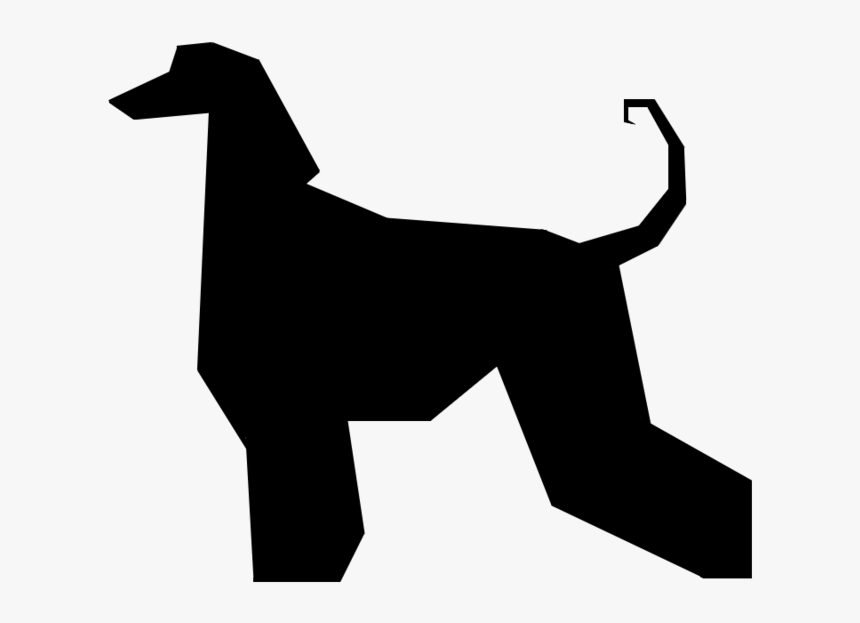 Afghan Hound Silhouette By Mdelirious - Guard Dog, HD Png Download, Free Download