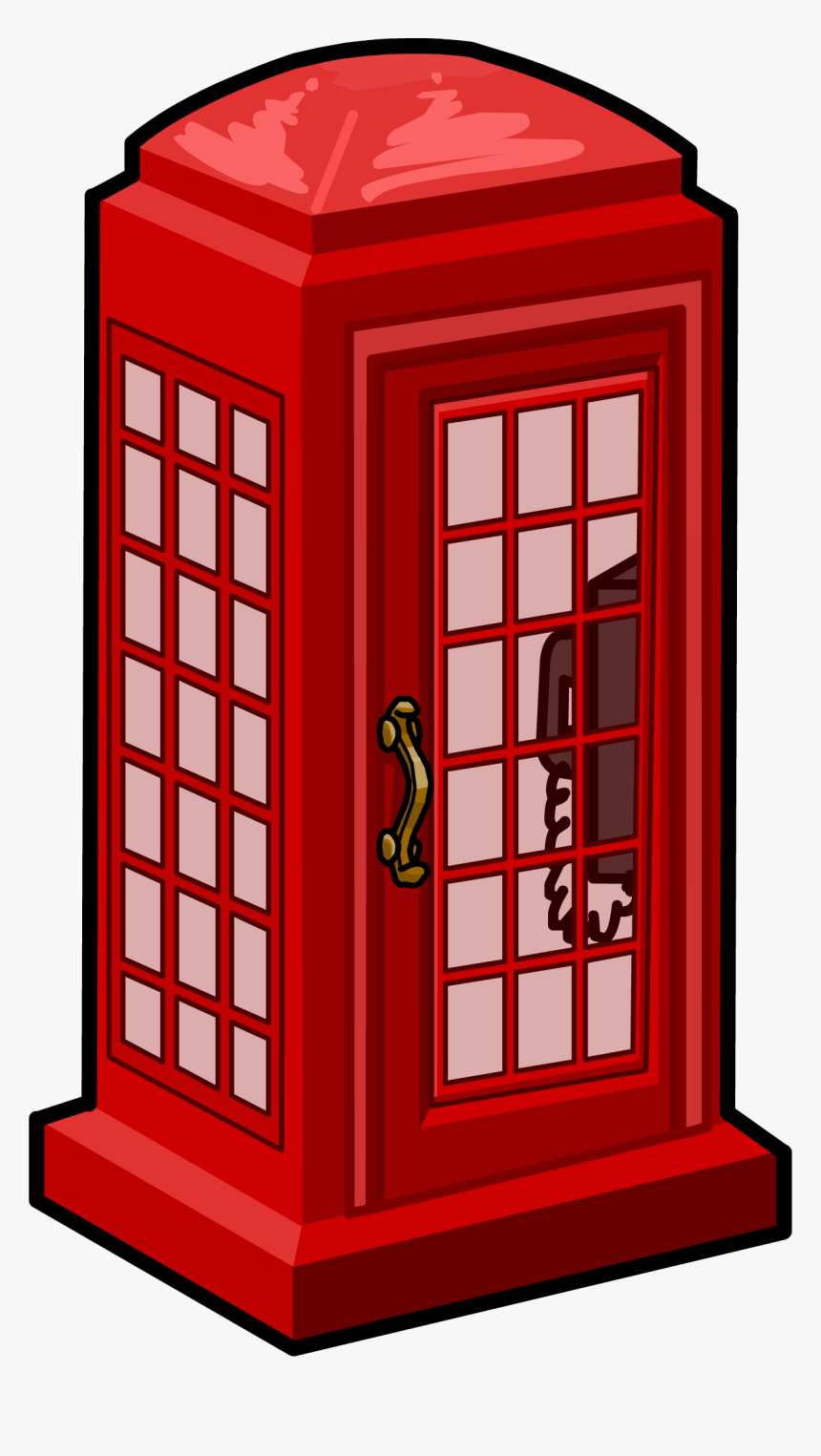 Telephone Booth Png - Red Phone Booth Clipart, Transparent Png, Free Download