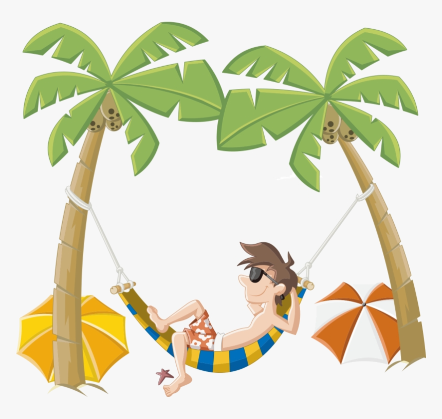 Holiday Cartoon Beach Clip Art Summer Clipart Image - Summer Holiday Png, Transparent Png, Free Download