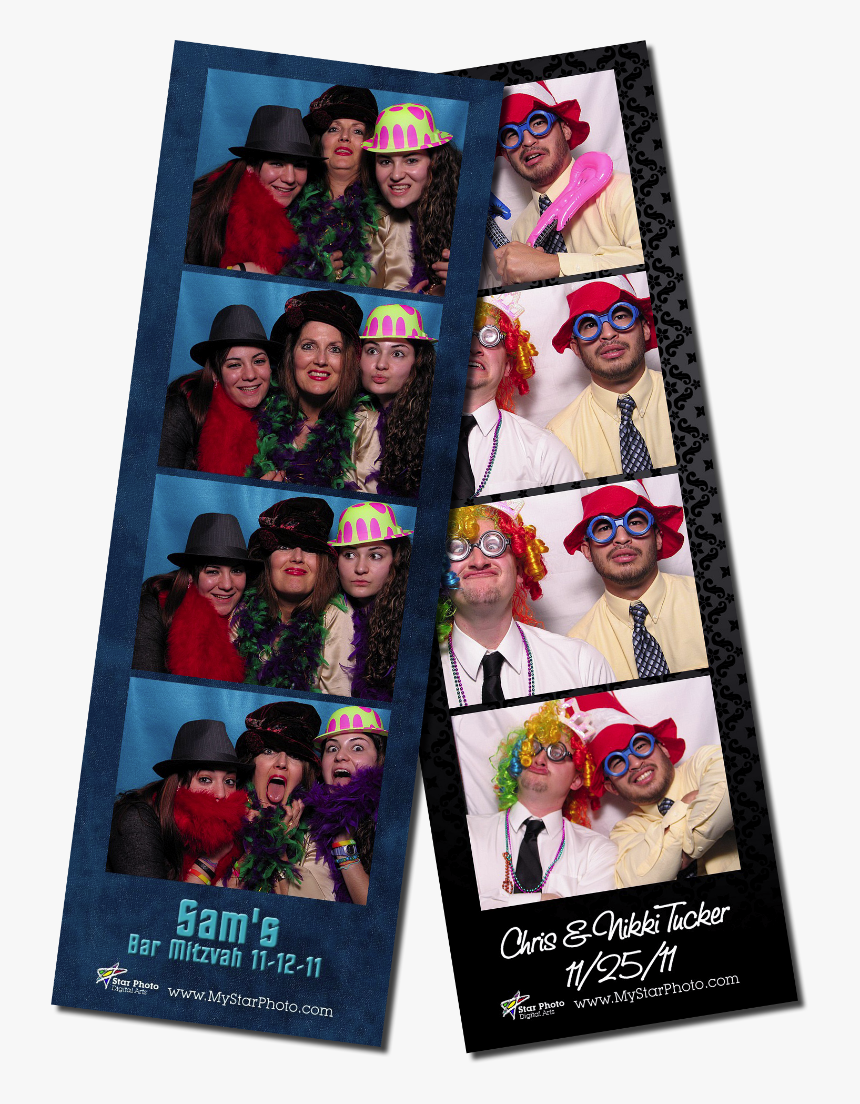 2 Booth Strips - Photobooth Collage, HD Png Download, Free Download