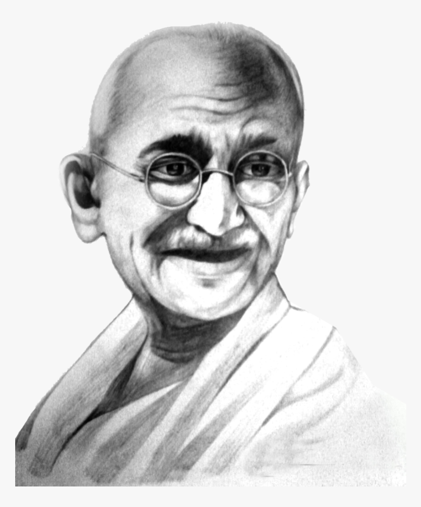 Gandhi Ji Sketch | benoze.co.uk