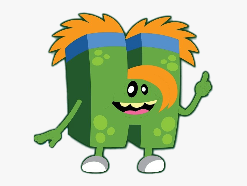 Abc Monster H - Abc Monsters H Monster, HD Png Download, Free Download