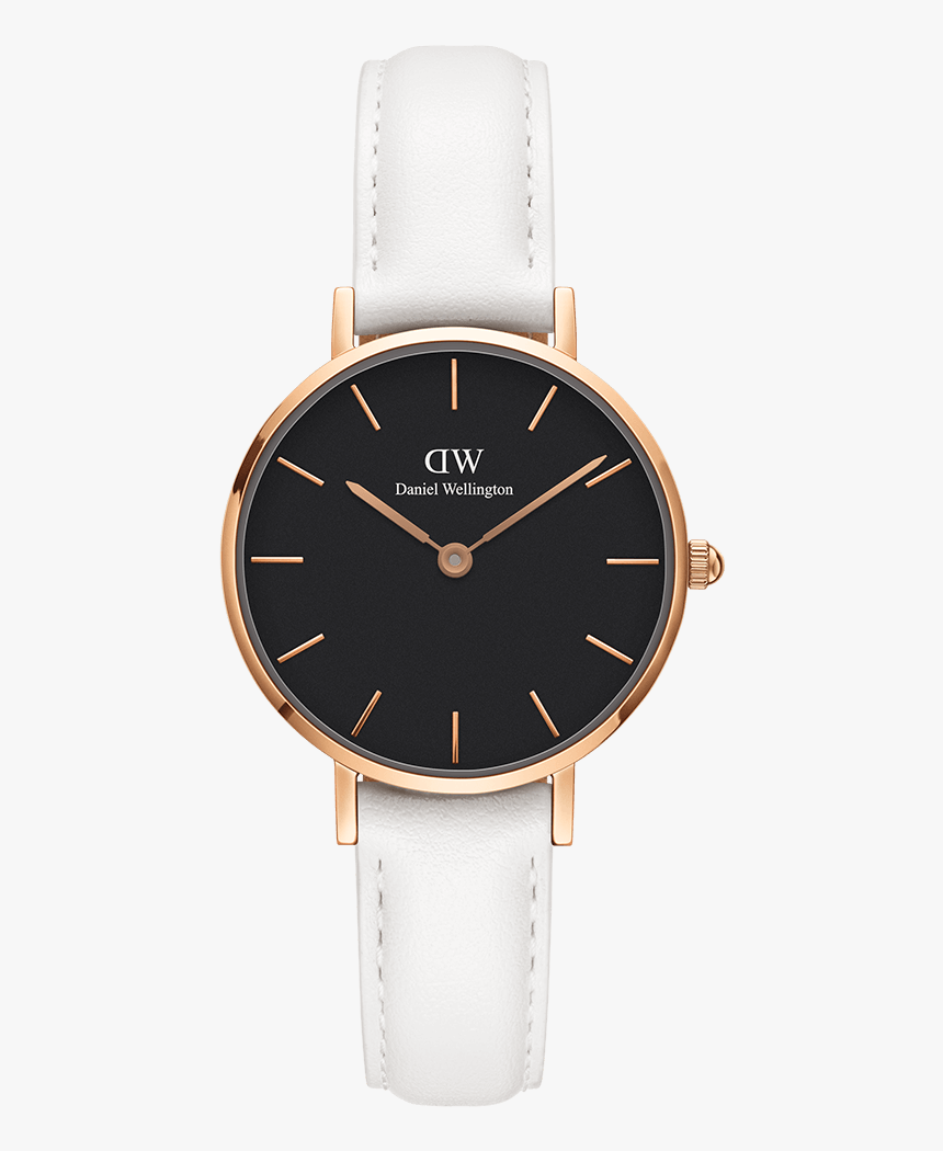 Petite Bondi 28 Rose Gold - Womens Leather Watch Black Dial, HD Png Download, Free Download