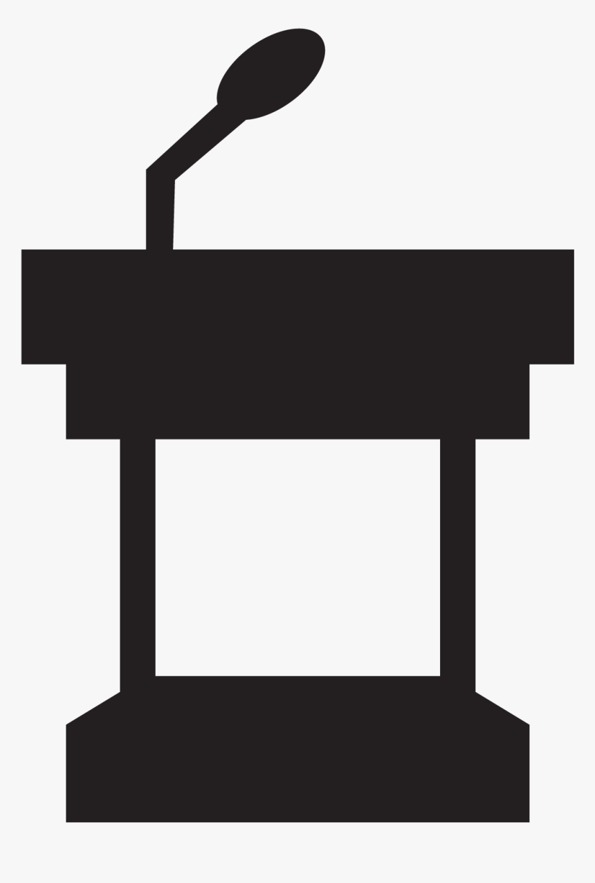 Request A Presentation - Transparent Background Podium Clipart, HD Png Download, Free Download