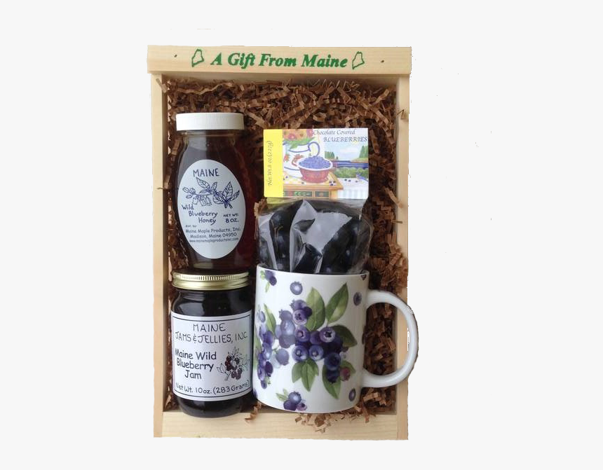 Blueberry-themed Maine Gift Basket - Rose, HD Png Download, Free Download