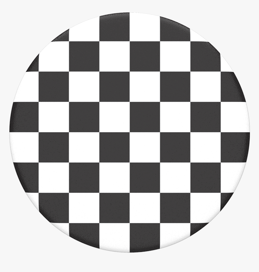 Checkered Pattern Png - Popsockets Checker Black, Transparent Png, Free Download