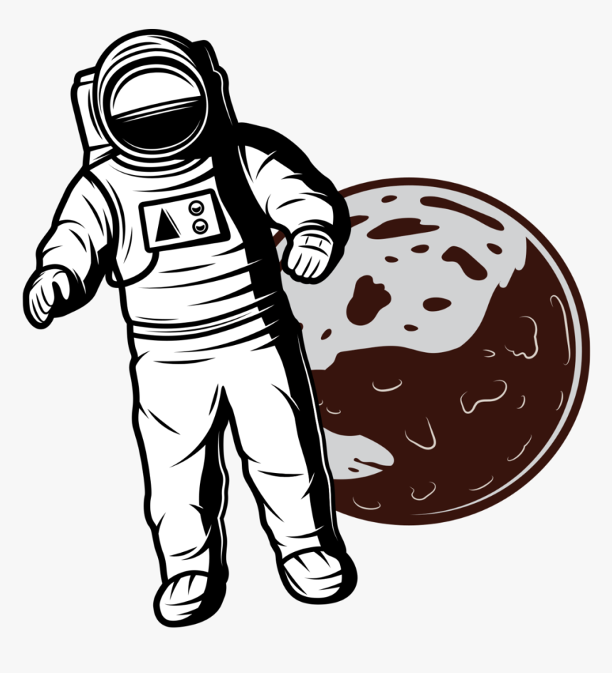 Astronaut Planet 1500 - Illustration, HD Png Download, Free Download