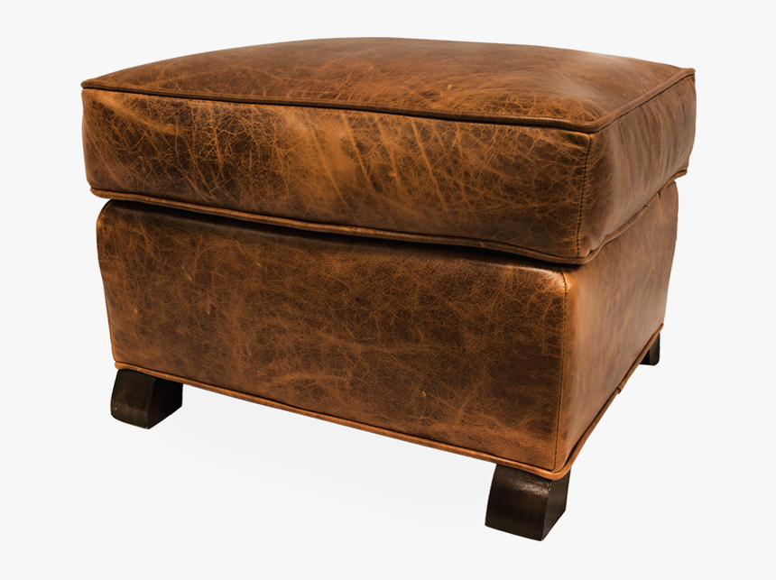 Keleen Leather Ottoman Classic Paris Club Ottoman - Ottoman, HD Png Download, Free Download