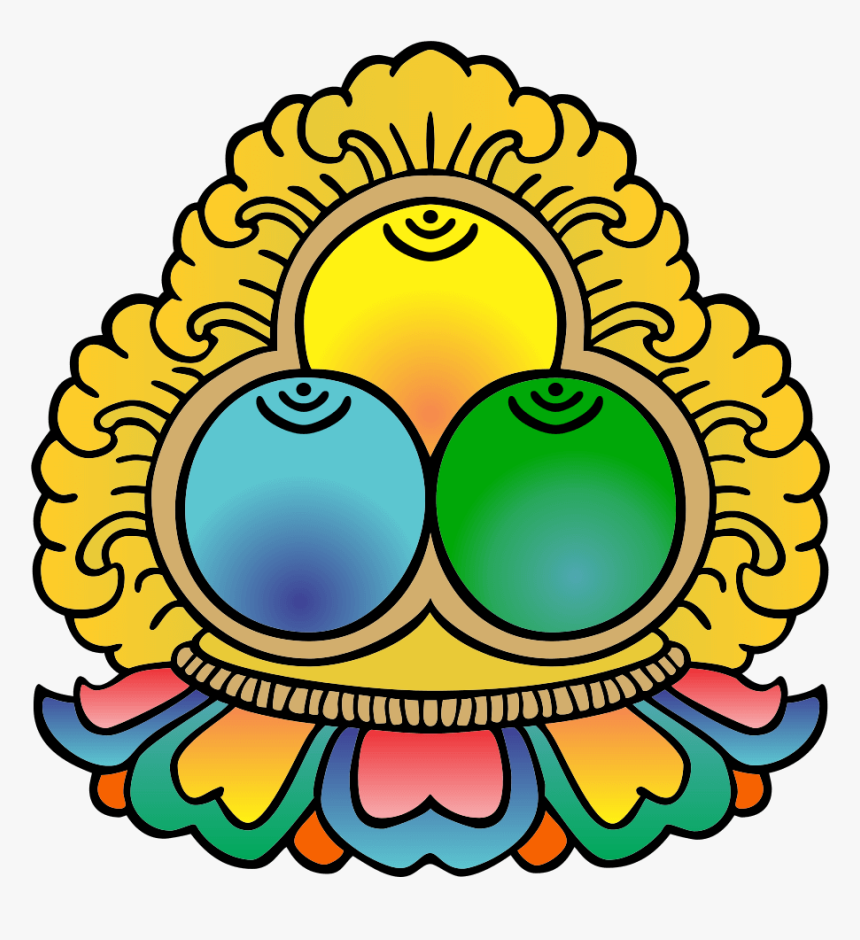 Three Jewels Of Buddhism Symbol, HD Png Download, Free Download