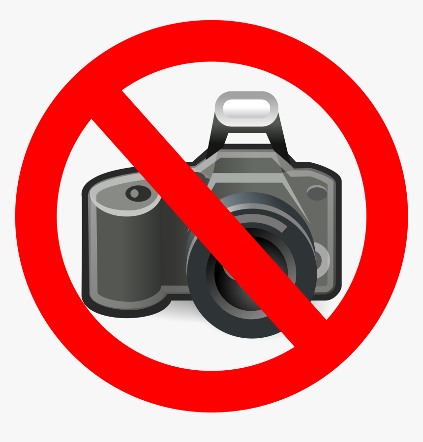 No Photography Sign Png Transparent Background Clip Art Camera Png Download Kindpng