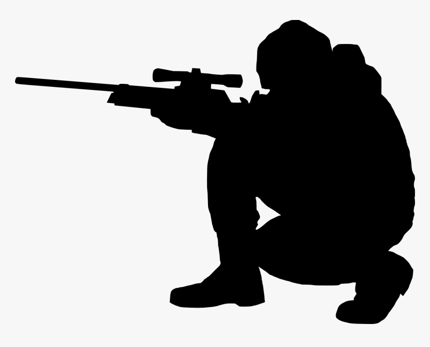 Spray Silhouette At Getdrawings - Sniper Png, Transparent Png, Free Download