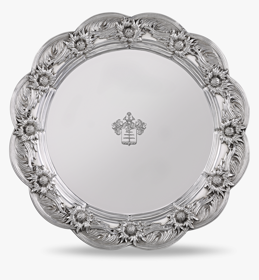 Chrysanthemum Sterling Silver Dinner Plate By Tiffany - Serving Tray, HD Png Download, Free Download