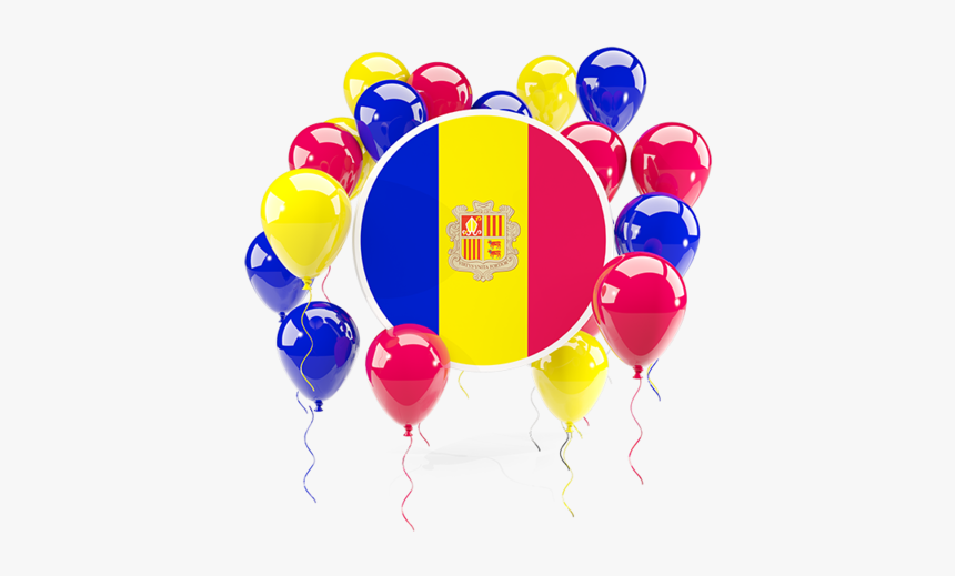 Round Flag With Balloons, HD Png Download, Free Download