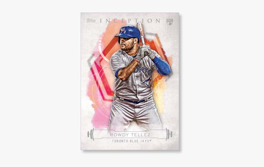 Rowdy Tellez 2019 Inception Baseball Base Poster - Sketch, HD Png Download, Free Download
