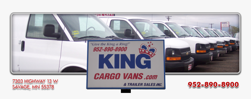 King Cargo Vans Inc - Used Cargo Vans In Minnesota, HD Png Download, Free Download