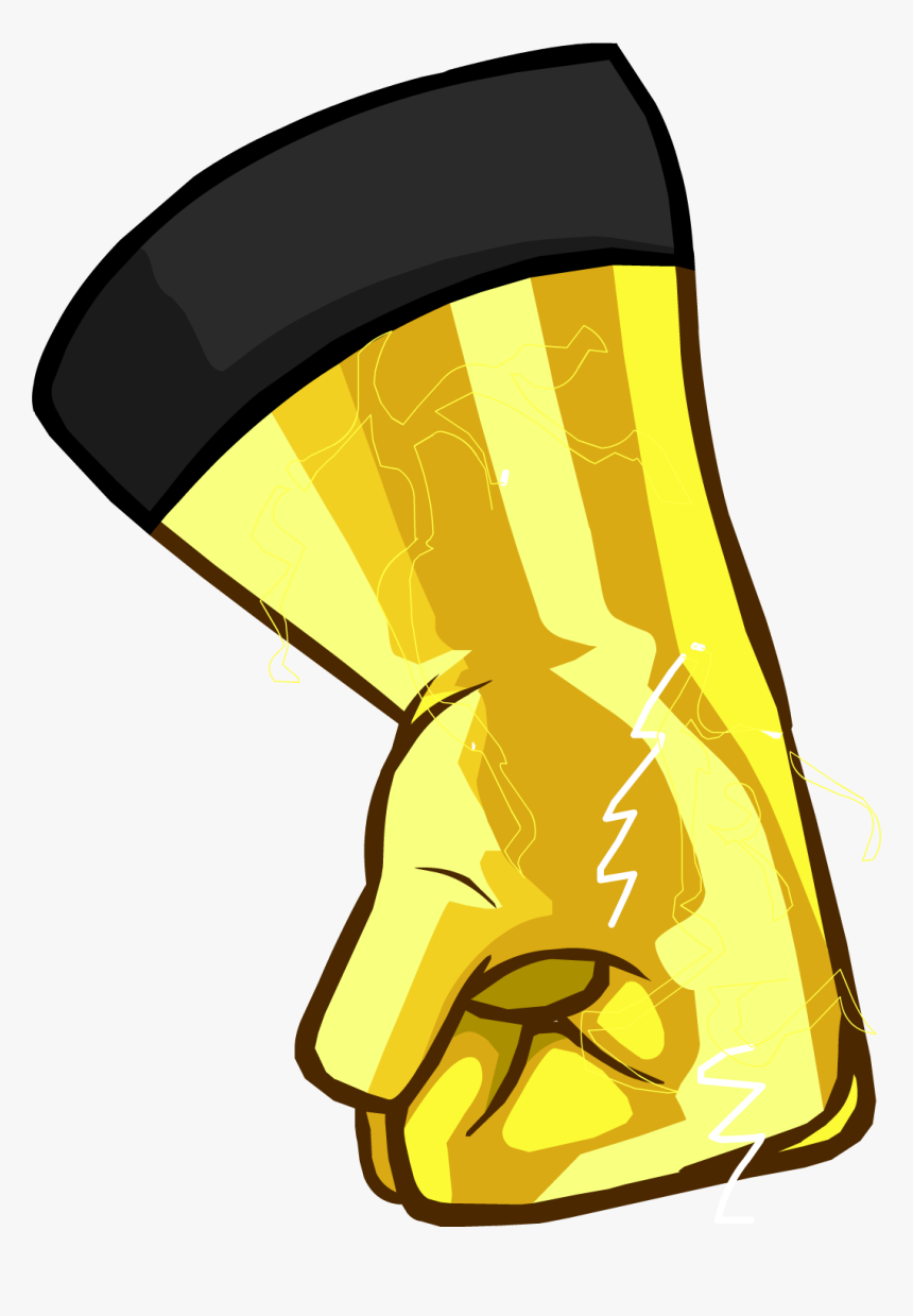 Glove Clipart Yellow Glove - Clipart Superhero Gloves, HD Png Download, Free Download