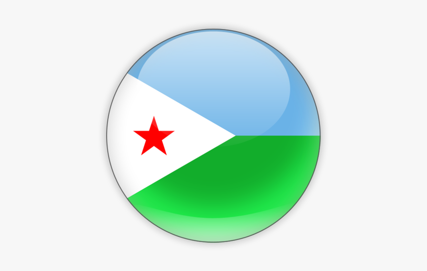 Djibouti Round Flag Png, Transparent Png, Free Download