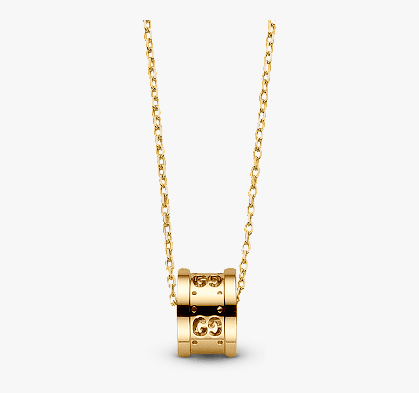 Icon Twirl Gg 7mm Pendant Ybb21416900200u Yg Jewl - Yellow Gold Gucci Icon Twirl Necklace, HD Png Download, Free Download