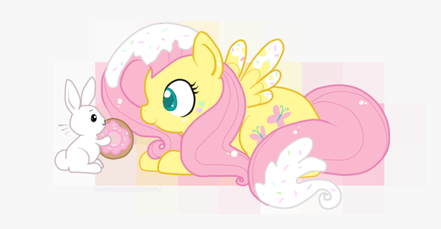 266253 Safe Fluttershy Angel Bunny Donu - Cartoon, HD Png Download, Free Download