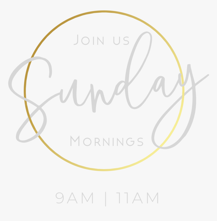 Sunday Service Cicle W - Calligraphy, HD Png Download, Free Download
