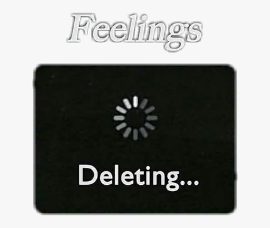 #depri #feeling #feelings #delete #deleted #deleting, HD Png Download, Free Download