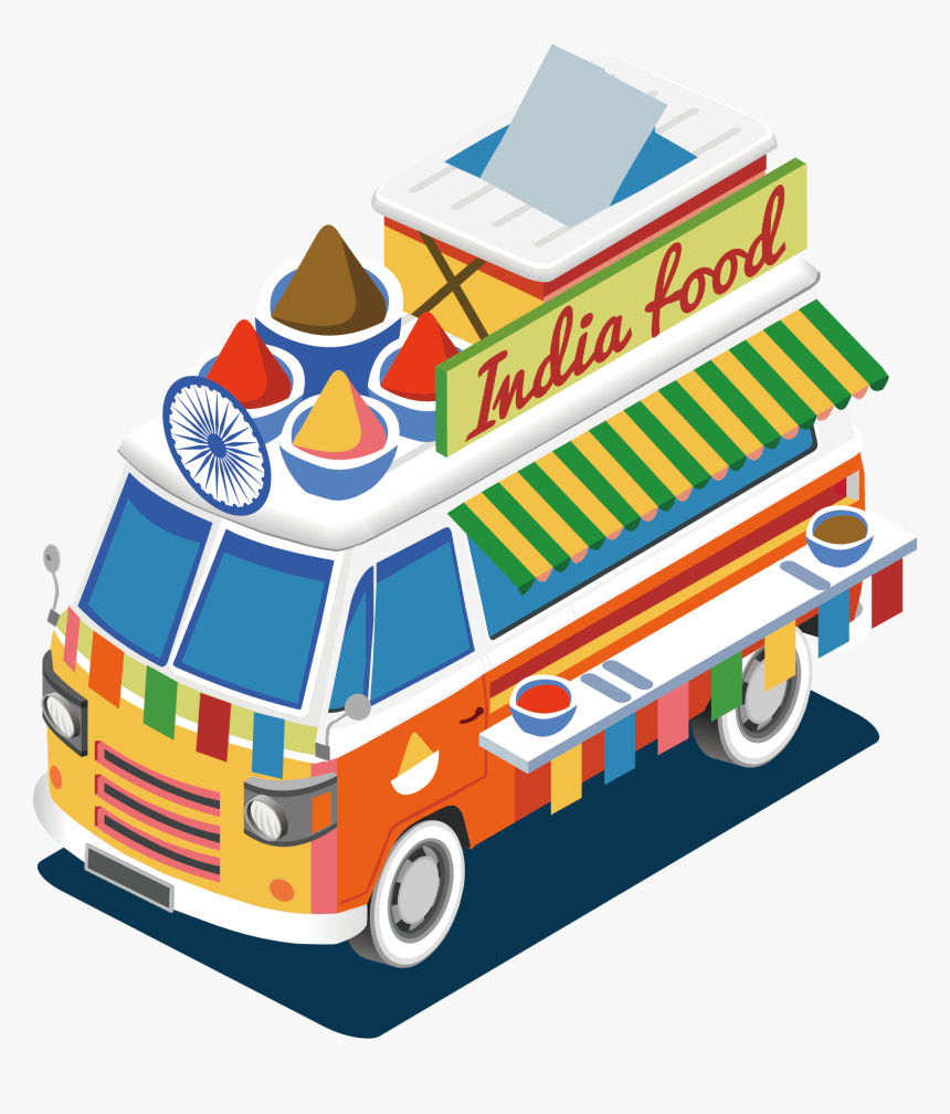 Street Food Barbecue Indian Cuisine Food Truck - Ideas Is Food Truck A Good Business, HD Png Download, Free Download