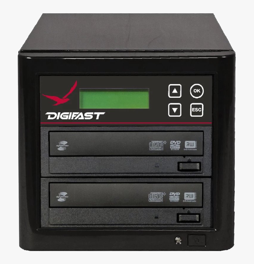 Digifast 1 To 1 Cd/dvd/blu-ray Duplicator - Optical Disc Drive, HD Png Download, Free Download