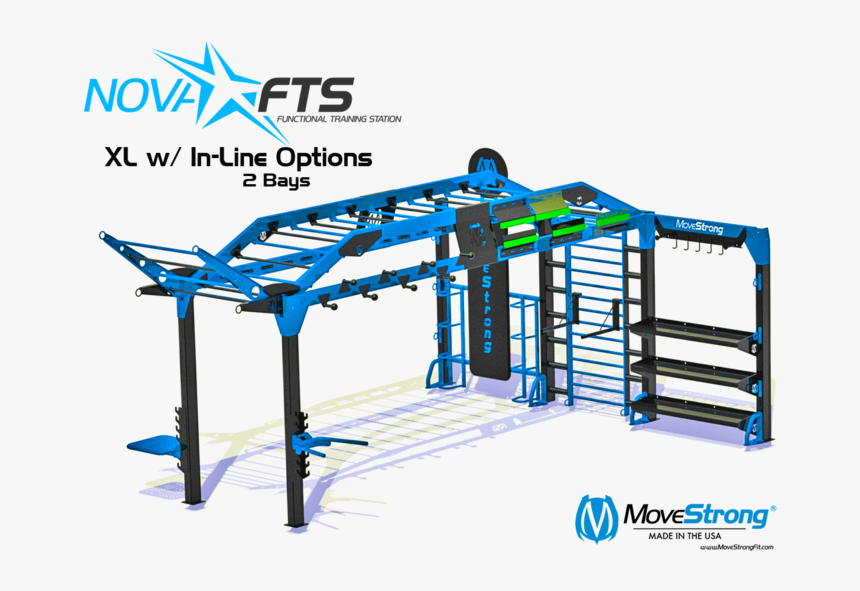 Xl Bridge W In Line Storage - Playground, HD Png Download, Free Download