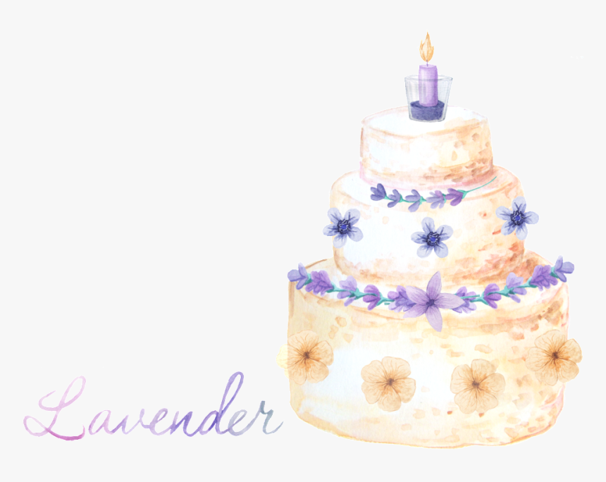 Beautiful Birthday Cake Transparent Decorative - Cake, HD Png Download, Free Download