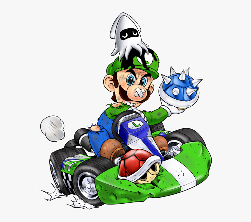 Luigi Kart, HD Png Download, Free Download