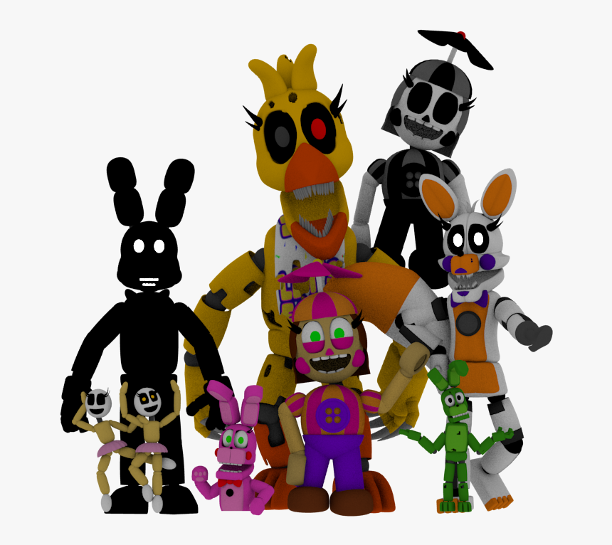 Dee Dee"s Roster - Fnaf Ultimate Custom Night Dee Dee's Roster, HD Png Download, Free Download