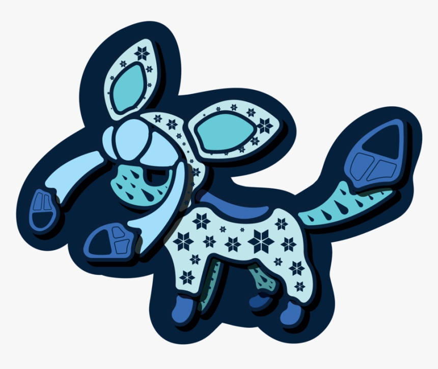 Glaceon-sticker, HD Png Download, Free Download