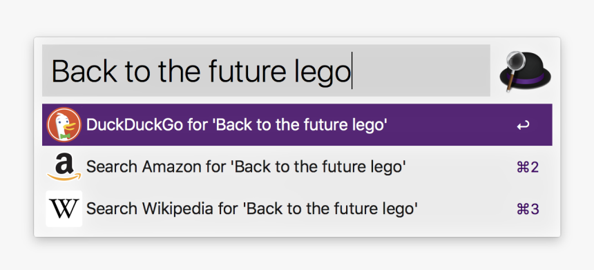 Alfred Fallsbacks To Duckduckgo For Search - Alfred, HD Png Download, Free Download