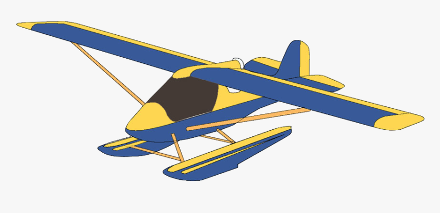 Airplane Clip Turbulence - Seaplane, HD Png Download, Free Download