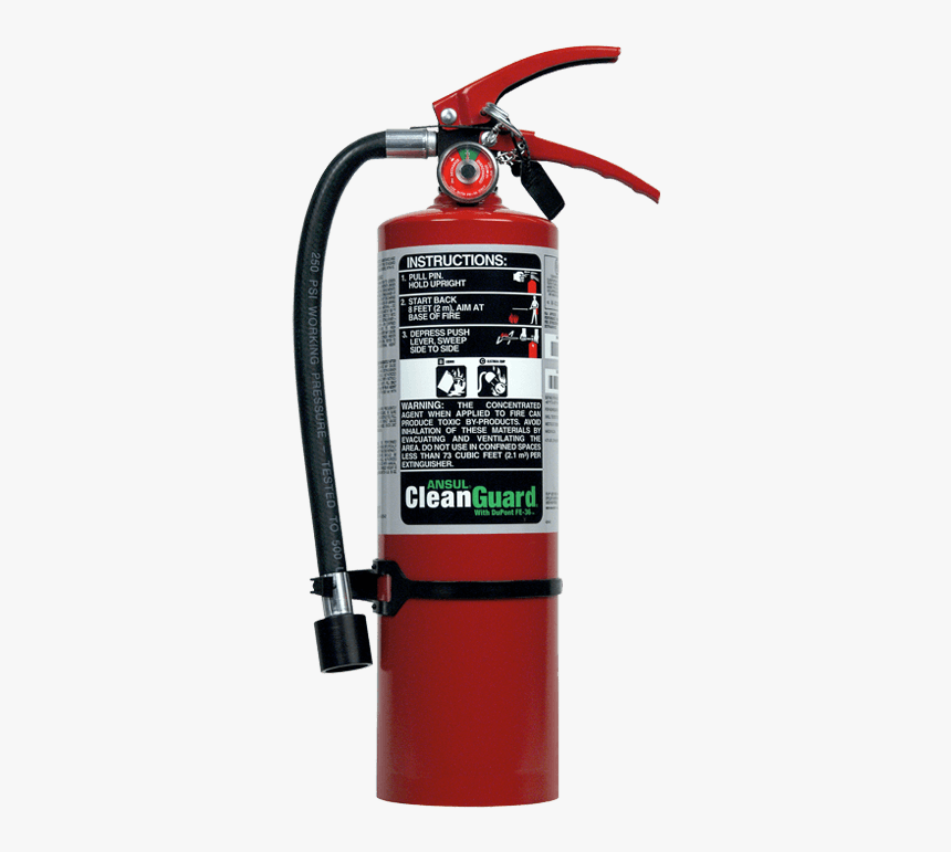 Clean Guard W/wall Hook, Fe05s - Ansul Cleanguard Fire Extinguishers, HD Png Download, Free Download