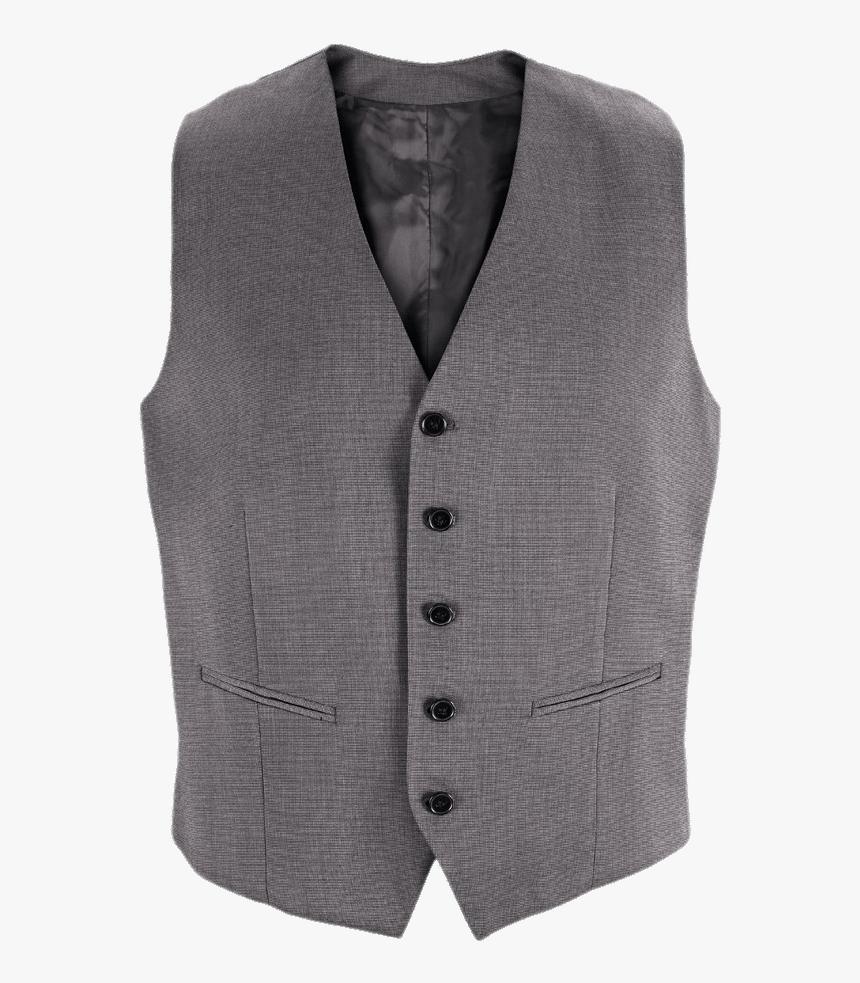 Grey Waistcoat - Waistcoat, HD Png Download, Free Download