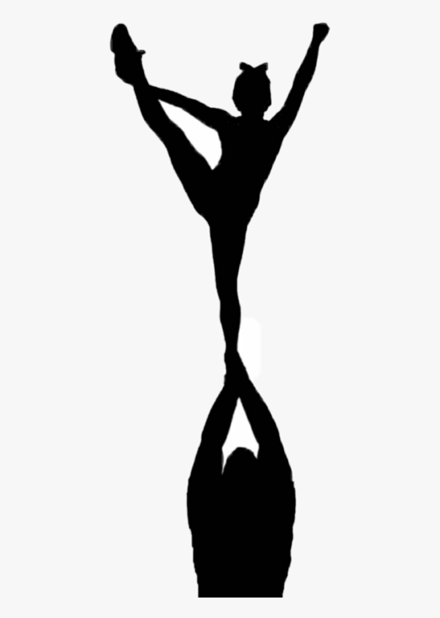 Cheerleading Silhouette, HD Png Download, Free Download