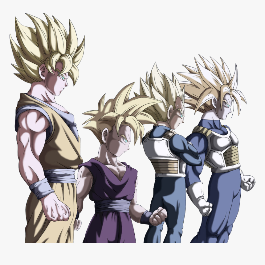 Goku Gohan And Vegeta, HD Png Download, Free Download