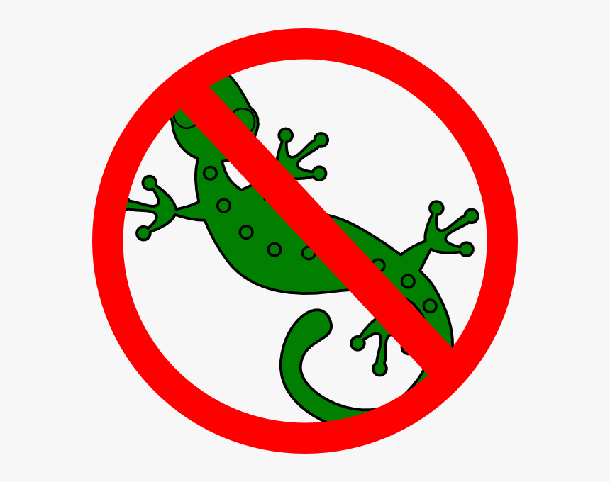 No Lizard Allowed Sign, HD Png Download, Free Download