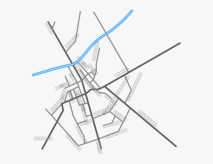 Map Of Stawiska In Poland Png Clip Arts - Vector Road Map Png, Transparent Png, Free Download