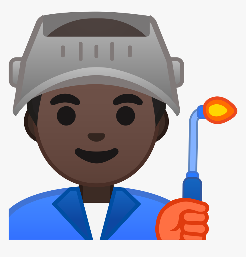 Oreo Clipart Factory - Factory Worker Man Emoji, HD Png Download, Free Download