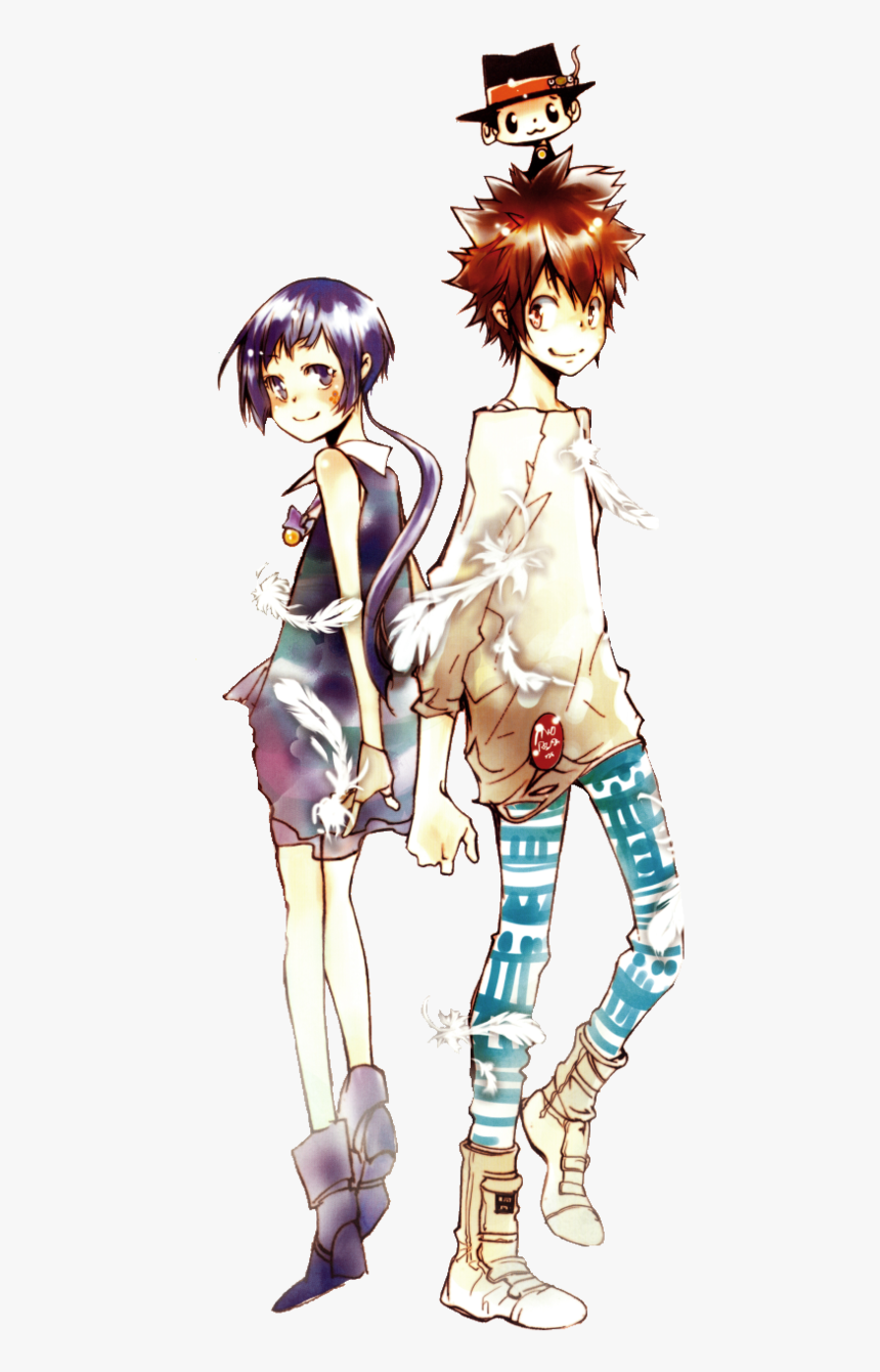 Anime, Boss, And Manga Image - Khr <b>Tsuna</b> <b>Byakuran</b> Yuni, HD Png Download is ...